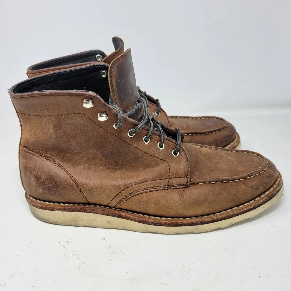 Thursday‎ Boot Co Diplomat Leather Moc Toe Boots Mens 12 Vibram Sole